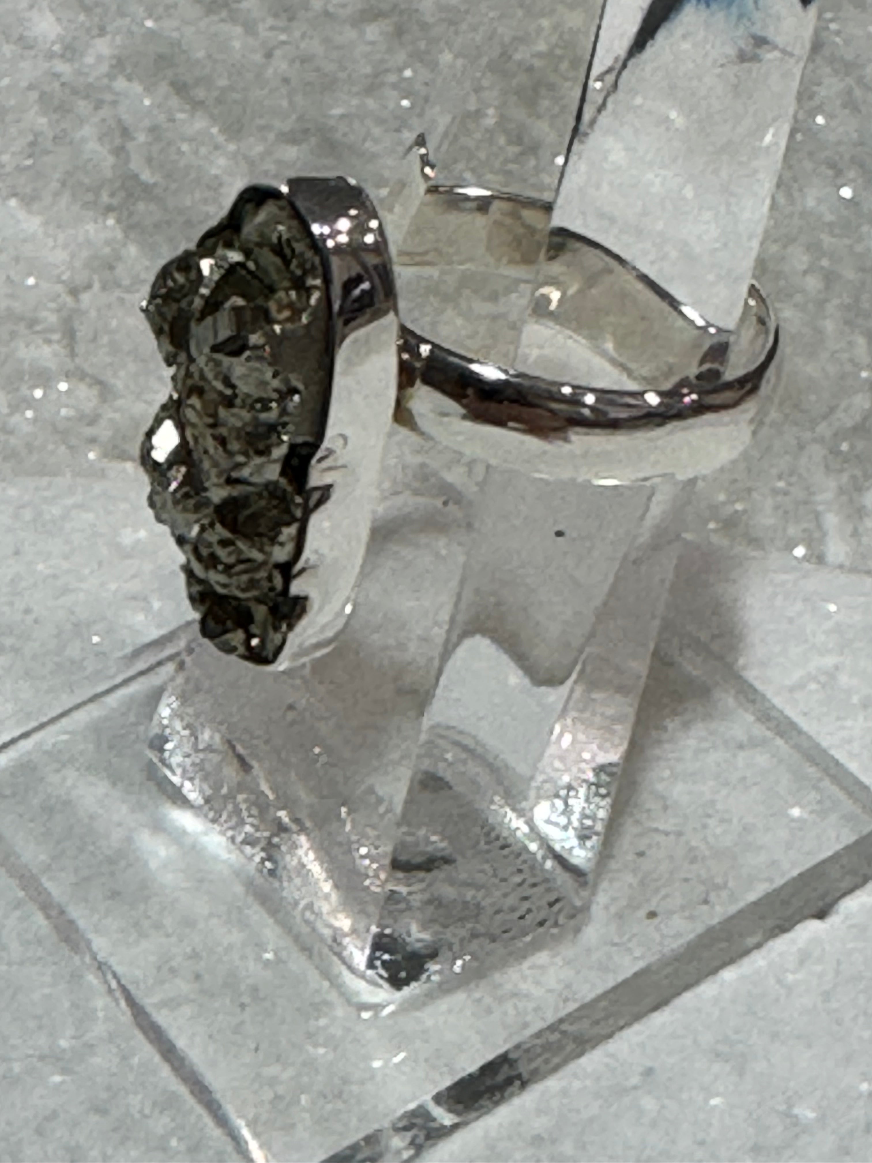 Natural Stone Sterling Silver Ring