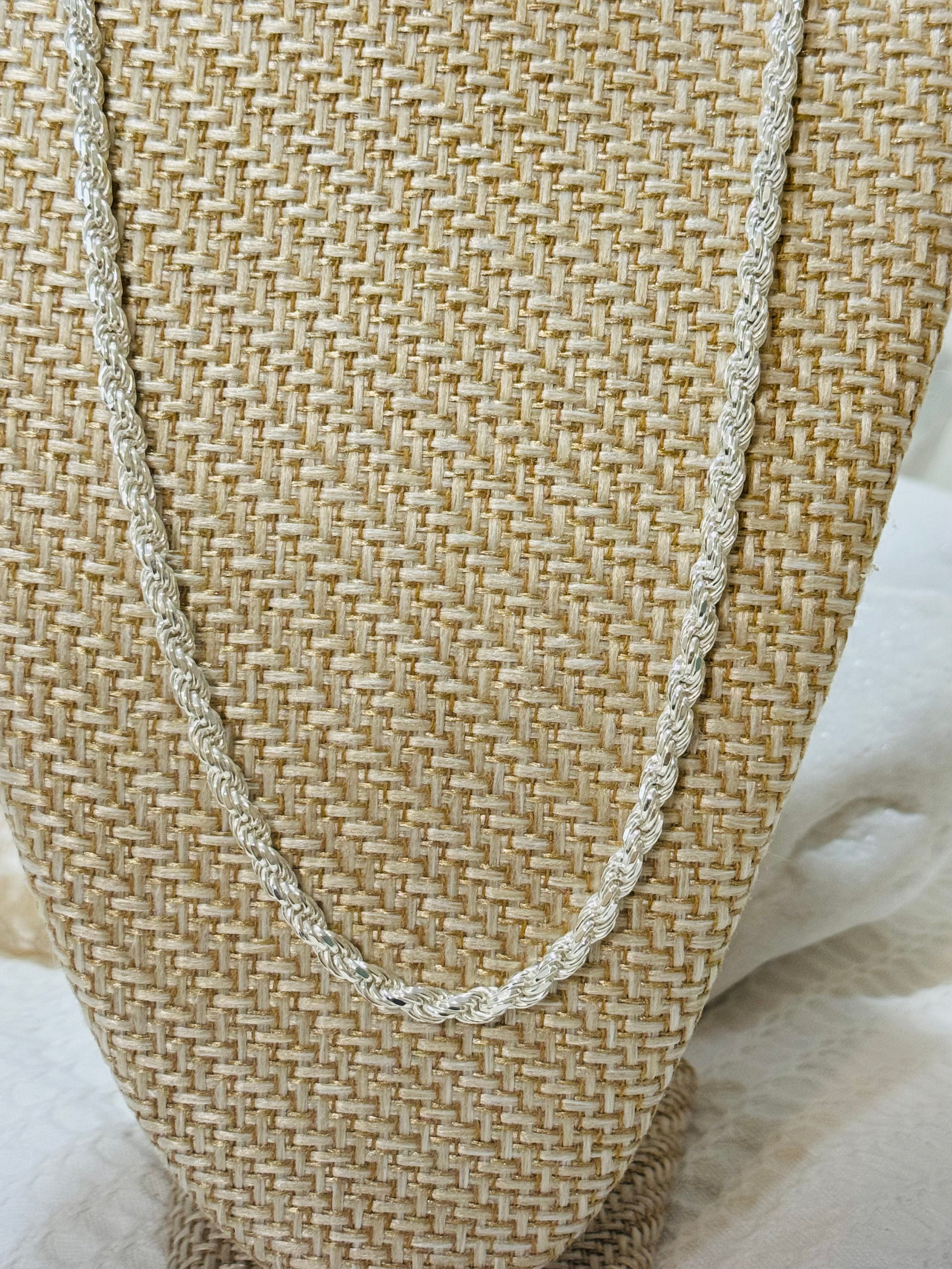 Rope cord necklace