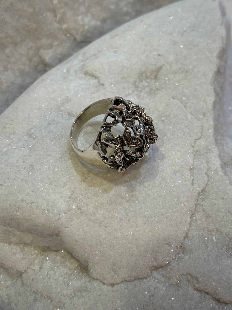 Filigree Sterling Silver Ring