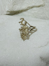 Sterling Silver Coral Styled Ring