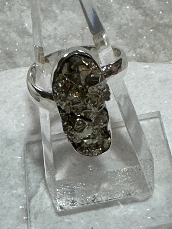 Natural Stone Sterling Silver Ring