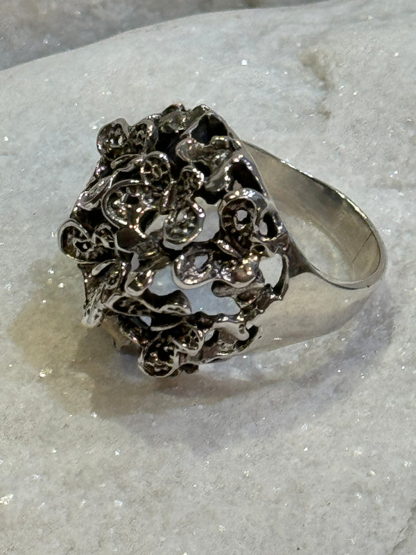 Filigree Sterling Silver Ring