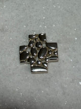 Cobblestone Filigree Cross Pendant