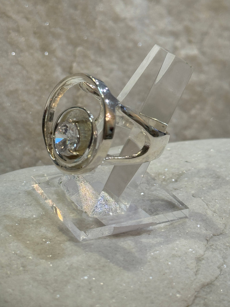 Transparent Crystal Ring