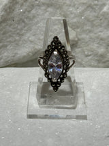 Antique Style Crystal Ring