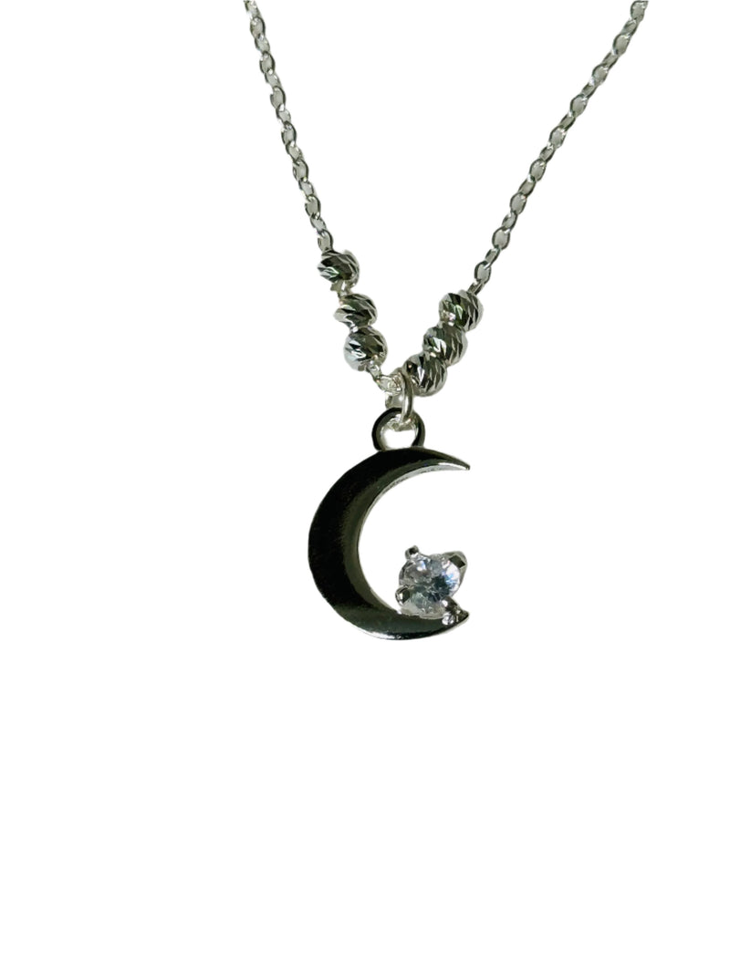 Crescent moon necklace