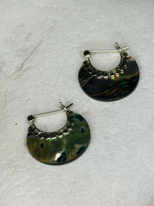 Earrings with Ablone