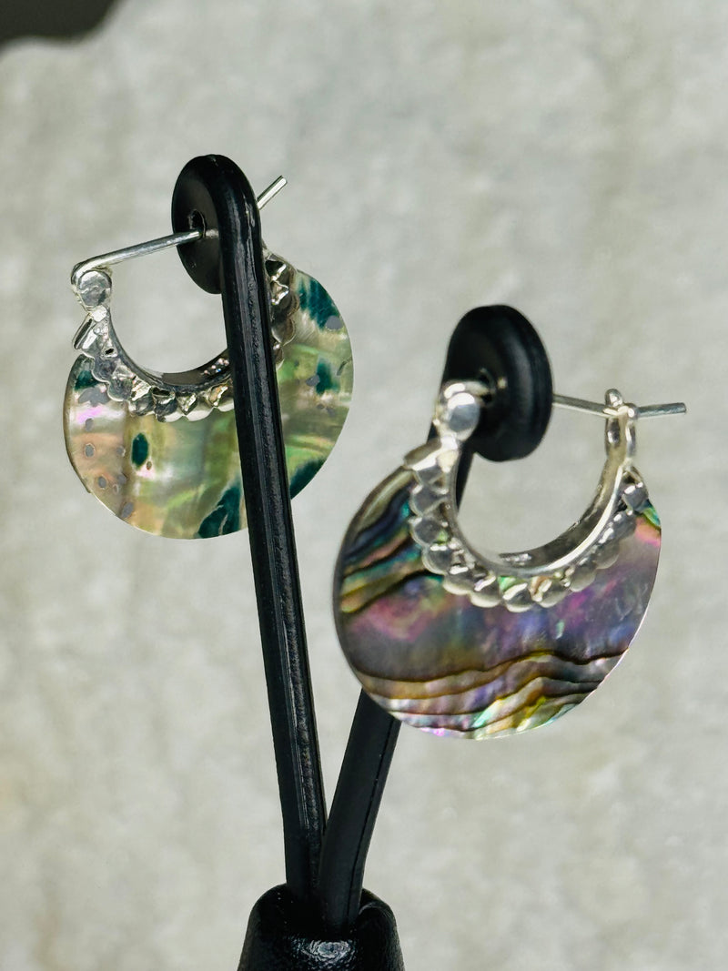 Earrings with Ablone