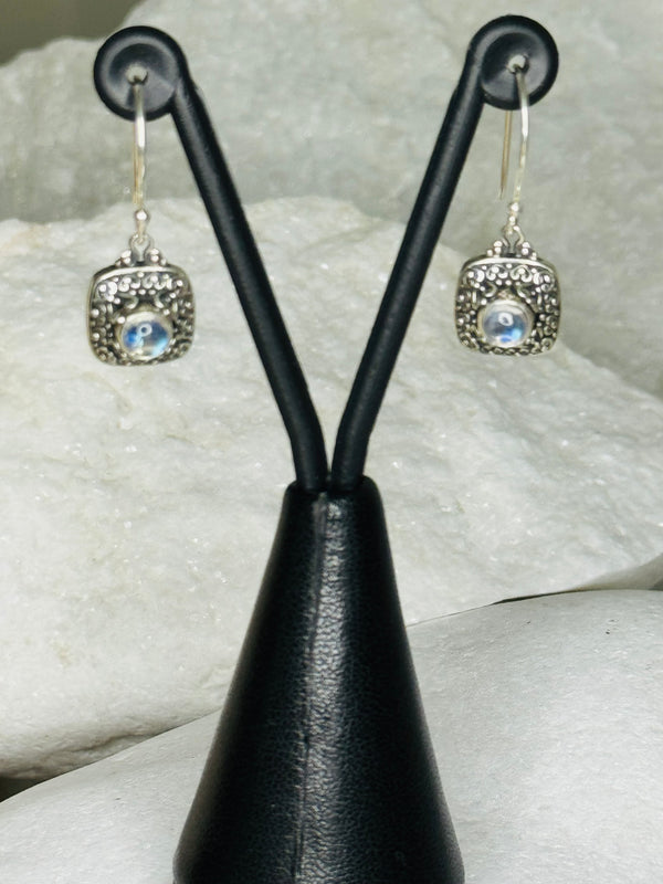 Earrings, Marcasite & Crystal