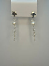 Earrings with pearls and Stars