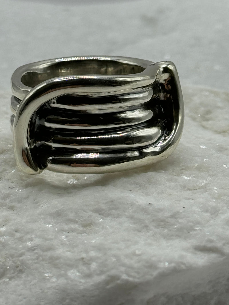 Sterling Silver Coiled Ring