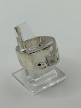 Sterling Silver Contemporary Fashioned Bold Ring .