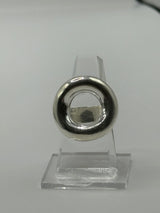 Sterling Silver Contemporary O Ring .