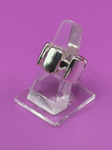 Sterling Silver Contemporary with Squares Ring .