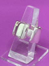 Sterling Silver Contemporary with Squares Ring .