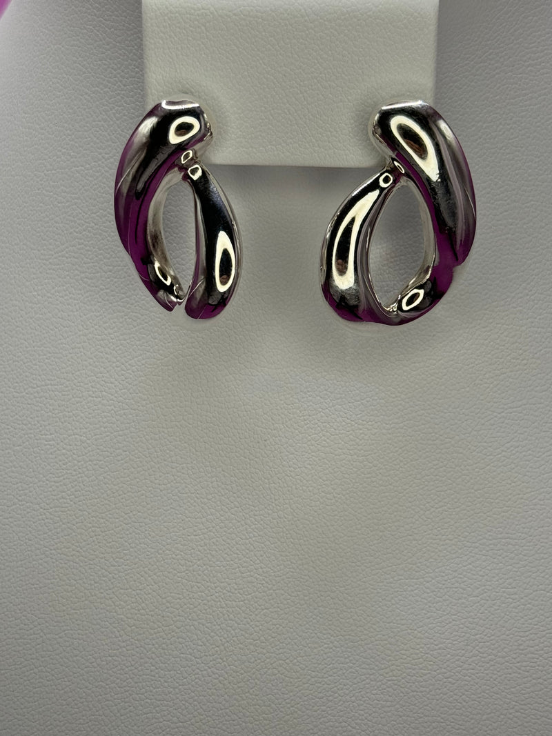 Sterling Silver Loop Earrings