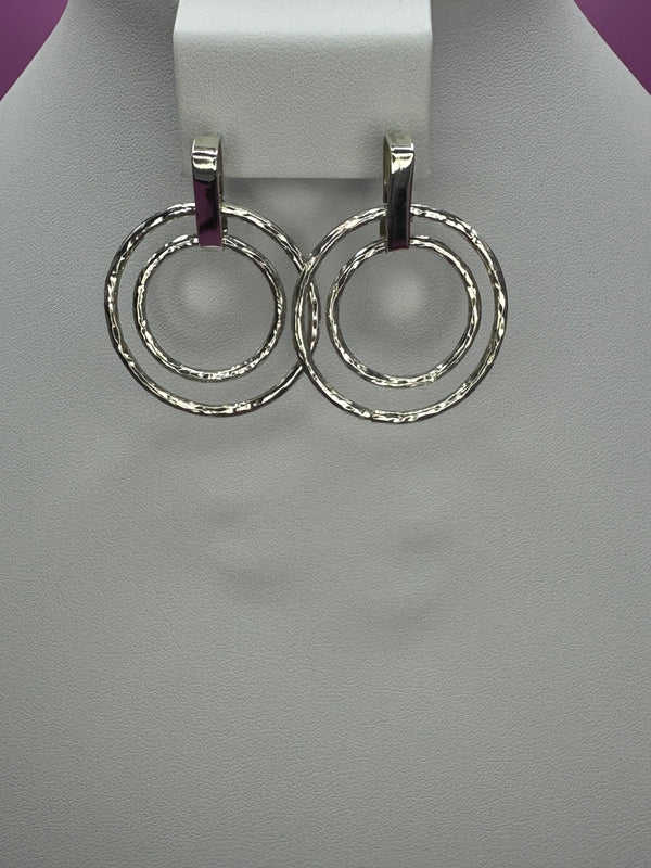 Sterling Silver Circles Earrings