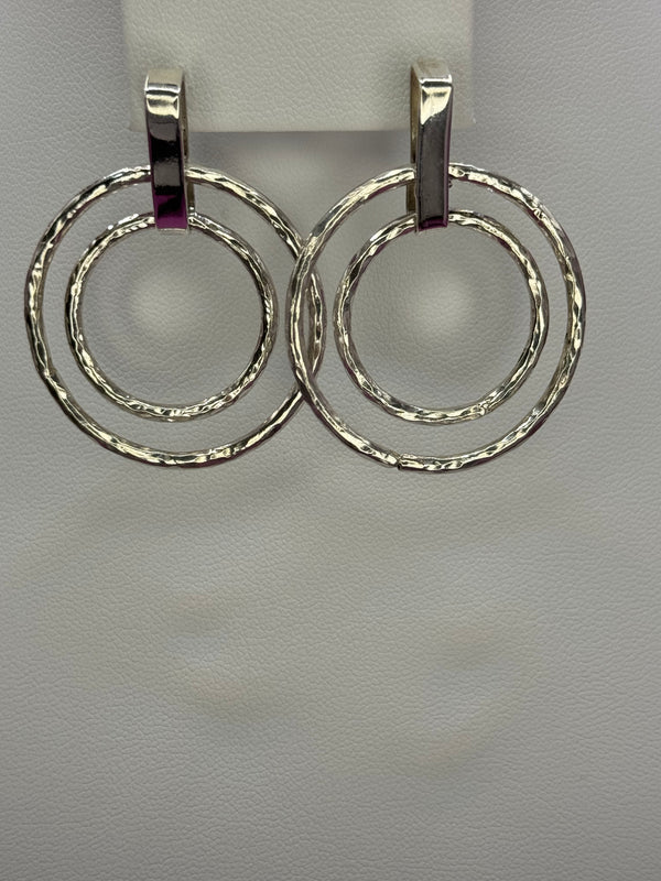 Sterling Silver Circles Earrings