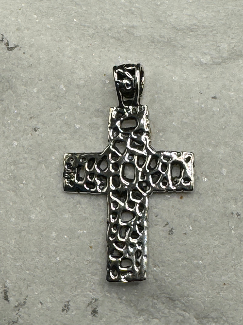 Sterling Silver Cross Filigree Pendant