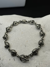 Sterling Silver Leopard Bracelet