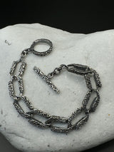 Sterling Silver High Fashion Link Bracelet