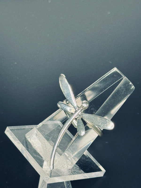 Sterling Silver Dragon Fly Ring