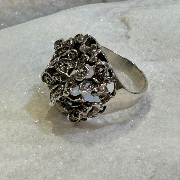 Filigree Sterling Silver Ring