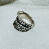 Sterling Silver Rustic Finish Ring