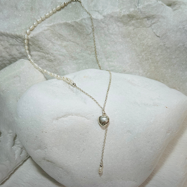 Heart with Mother of Pearl Necklace