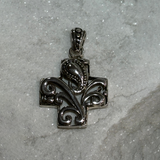 Filigree Sterling Silver Cross Pendant