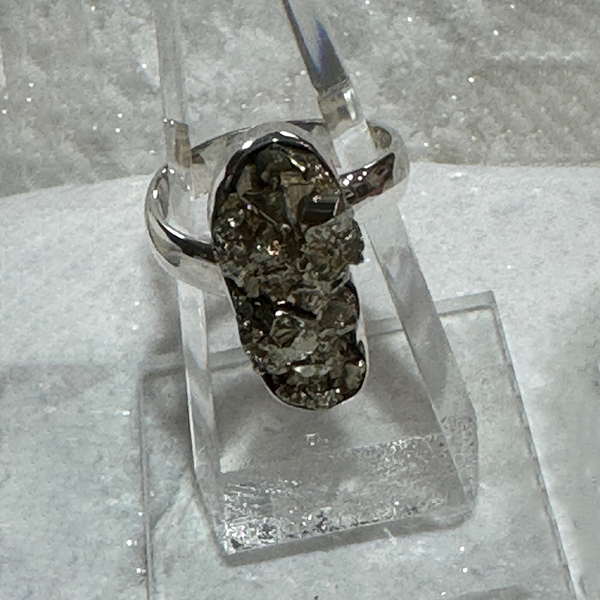 Natural Stone Sterling Silver Ring